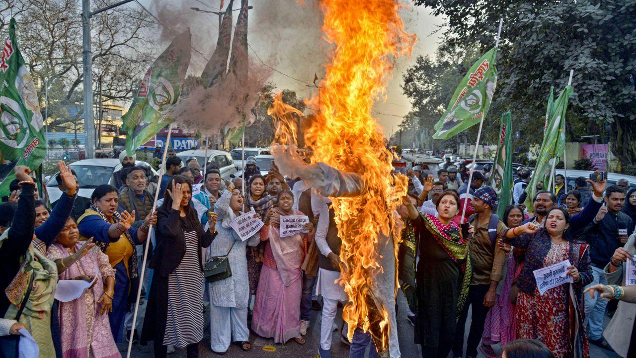 Oppn members suspended after ruckus in Bihar council, evicted by marshals